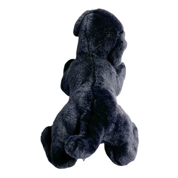 Douglas Cuddle Toy Black Dog Stuffed Animal Toy Plush - Picture 5 of 6